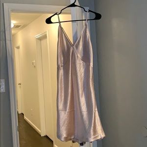 Satin Shift Dress